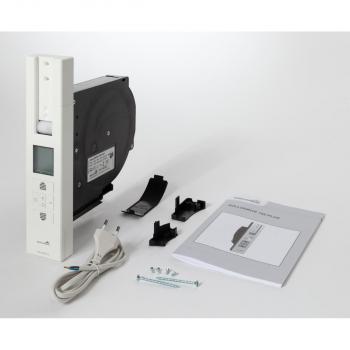 Schellenberg RolloDrive 105 Plus Rollladengurtantrieb, bis 10 m², elektrischer Gurtwickler Unterputz, weiß (22711)