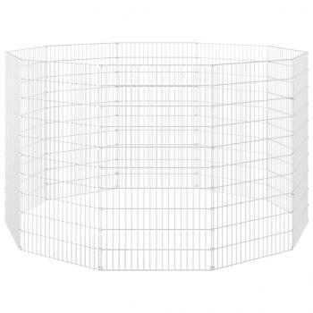 Freilaufgehege 10-teilig 54x100 cm Verzinktes Eisen