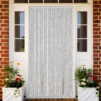ARDEBO.de - Fliegenvorhang Grau 100x220 cm Chenille