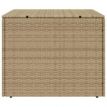 Gartentruhe Beige 291L Poly Rattan