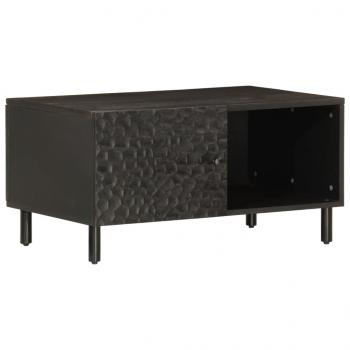 ARDEBO.de - Couchtisch Schwarz 80x50x40 cm Massivholz Mango