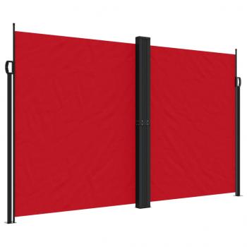 Seitenmarkise Ausziehbar Rot 200x1200 cm