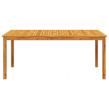 Garten-Esstisch 180x90x75 cm Massivholz Akazie