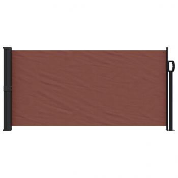 Seitenmarkise Ausziehbar Braun 100x300 cm