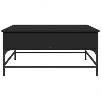 Couchtisch Schwarz 95x95x45 cm Holzwerkstoff und Metall