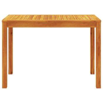 Garten-Esstisch 110x55x75 cm Massivholz Akazie