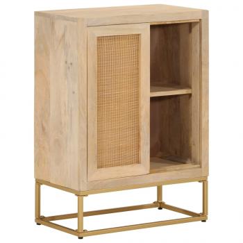 ARDEBO.de - Sideboard 55x30x76 cm Massivholz Mango und Eisen