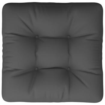 Palettenkissen 50x50x12 cm Grau Stoff