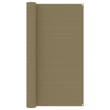 ARDEBO.de - Zeltteppich 200x200 cm Taupe