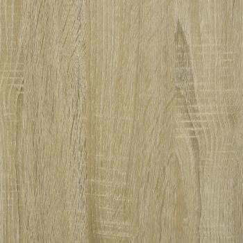 Couchtisch Sonoma-Eiche 80x50x40 cm Holzwerkstoff und Eisen