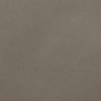 Sonnensegel Oxford-Gewebe Quadratisch 5x5 m Taupe