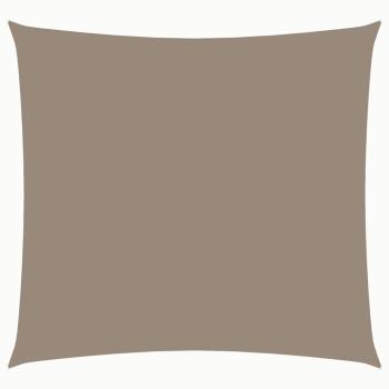 Sonnensegel Oxford-Gewebe Quadratisch 5x5 m Taupe