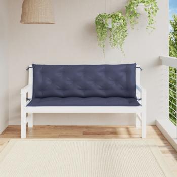 ARDEBO.de - Gartenbank-Auflagen 2 Stk. Marineblau 150x50x7 cm Oxford-Gewebe