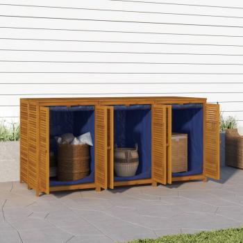 ARDEBO.de - Gartenbox 210x87x104 cm Massivholz Akazie