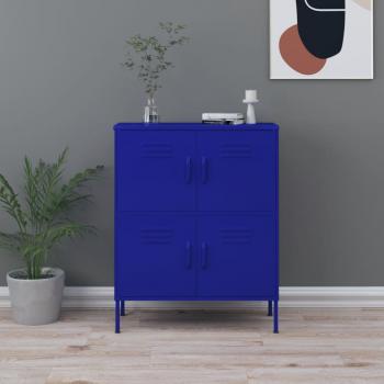 ARDEBO.de - Lagerschrank Marineblau 80x35x101,5 cm Stahl    