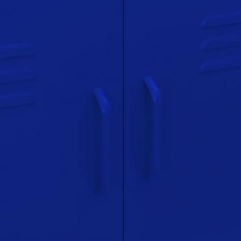 Lagerschrank Marineblau 80x35x101,5 cm Stahl    