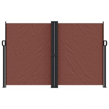 Seitenmarkise Ausziehbar Braun 160x600 cm