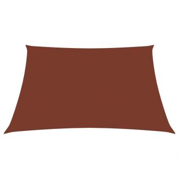 Sonnensegel Oxford-Gewebe Quadratisch 7x7 m Terrakotta-Rot