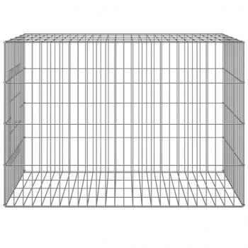 Kaninchenkäfig 78x54x54 cm Verzinktes Eisen