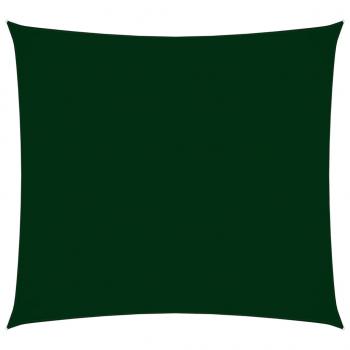 Sonnensegel Oxford-Gewebe Quadratisch 3x3 m Dunkelgrün