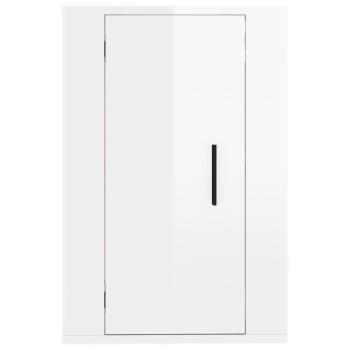 TV-Wandschrank Hochglanz-Weiß 40x34,5x60 cm