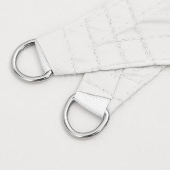 Sonnensegel Oxford-Gewebe Quadratisch 2,5x2,5 m Weiß