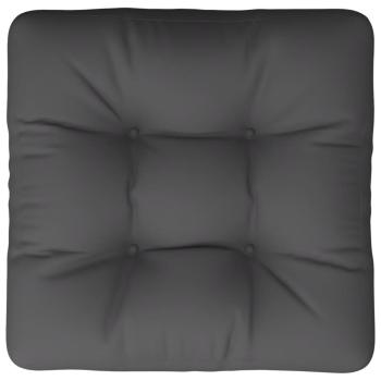 ARDEBO.de - Palettenkissen 60x60x12 cm Grau Stoff