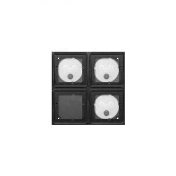 ARDEBO.de GIRA 551800 System 106 Gehäuse 2x 2fach flächenbündig, anthrazit
