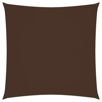 Sonnensegel Oxford-Gewebe Quadratisch 3,6x3,6 m Braun