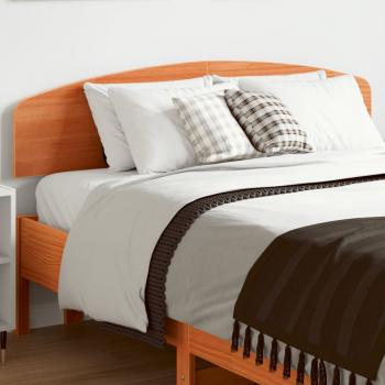 ARDEBO.de - Kopfteil Wachsbraun 135 cm Massivholz Kiefer