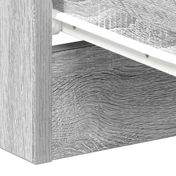 Nachttisch Grau Sonoma 38x35x56 cm Holzwerkstoff