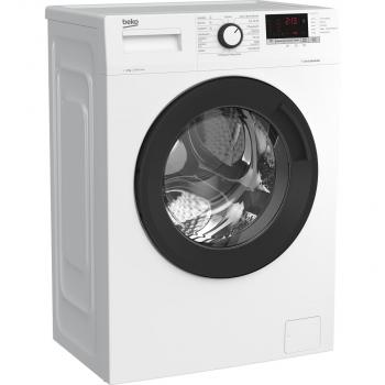 Beko WLM81434NPSA 8 kg Frontlader Waschmaschine, 60 cm breit, 1400 U/Min, Kindersicherung, StainExpert, 14-Min-Kurzprogramm, weiß