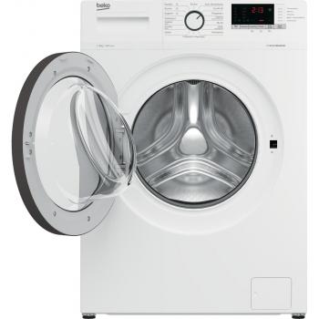 Beko WLM81434NPSA 8 kg Frontlader Waschmaschine, 60 cm breit, 1400 U/Min, Kindersicherung, StainExpert, 14-Min-Kurzprogramm, weiß