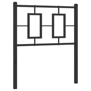 Kopfteil Metall Schwarz 80 cm