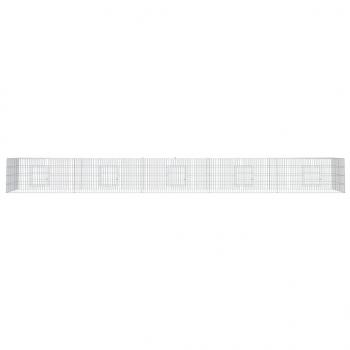 Kaninchenkäfig 5 Paneele 541x109x54 cm Verzinktes Eisen