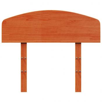 Kopfteil Wachsbraun 75 cm Massivholz Kiefer