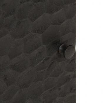 Nachttisch Schwarz 40x33x46 cm Massivholz Mango