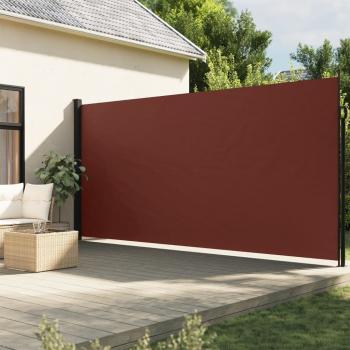 ARDEBO.de - Seitenmarkise Ausziehbar Braun 220x500 cm