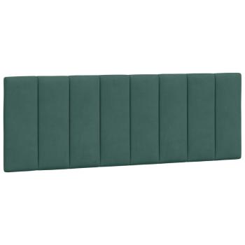 Bettgestell mit Kopfteil Dunkelgrün 120x200 cm Samt
