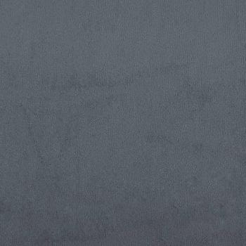 Bettgestell mit Kopfteil Dunkelgrau 80x200 cm Samt