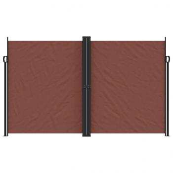 Seitenmarkise Ausziehbar Braun 200x1200 cm