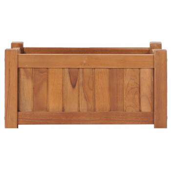ARDEBO.de - Hochbeet 50x25x25 cm Massivholz Teak