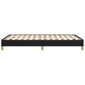 Bettgestell Schwarz 120x190 cm Stoff