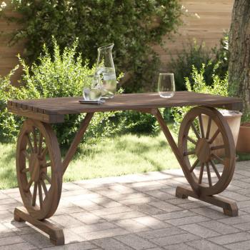 ARDEBO.de - Gartentisch 115x55x65 cm Massivholz Tanne