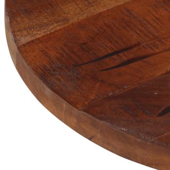 Tischplatte Ø 60x2,5 cm Rund Altholz Massiv