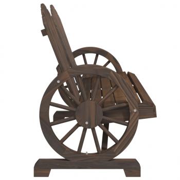 Adirondack-Gartenstuhl 2-Sitzer Massivholz Tanne