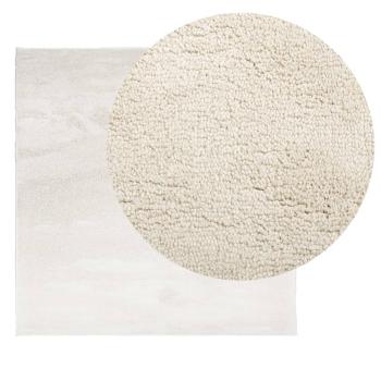 Teppich OVIEDO Kurzflor Beige 120x120 cm