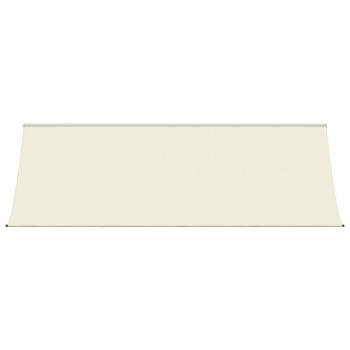 Markise Einziehbar Creme 400x150 cm Stoff und Stahl