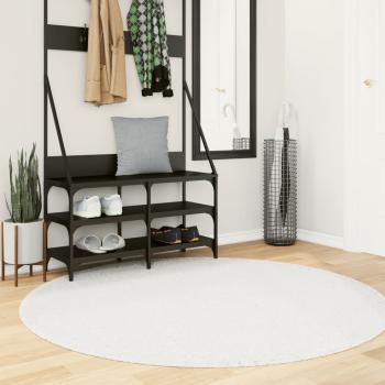 ARDEBO.de - Teppich OVIEDO Kurzflor Creme Ø 160 cm
