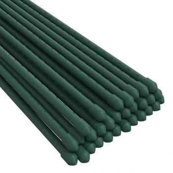 Pflanzenstützen 30 Stk. Grün 150 cm Stahl